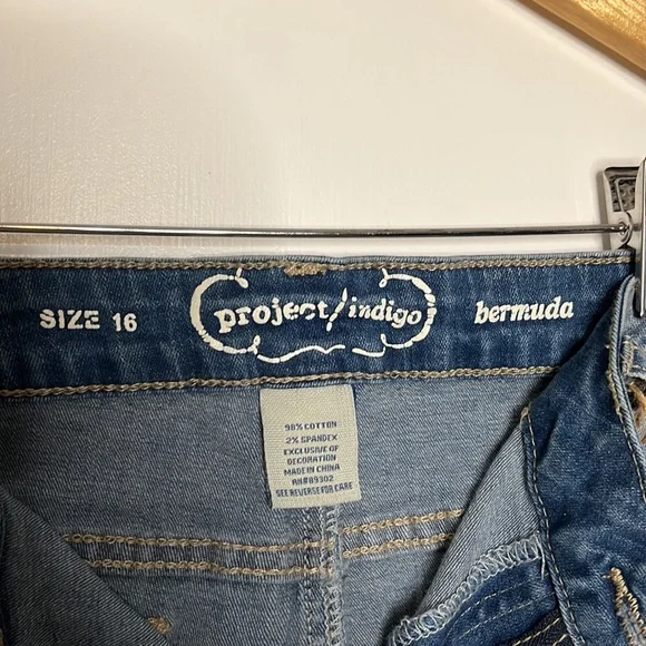 Project Indigo Denim Bermuda Shorts - Picture 4 of 5